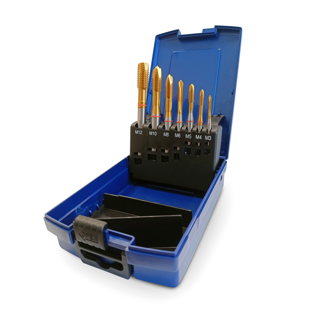 SADA ZÁVITNÍKŮ (PRŮCHOZÍ OTVORY) M3-M12, 7ks