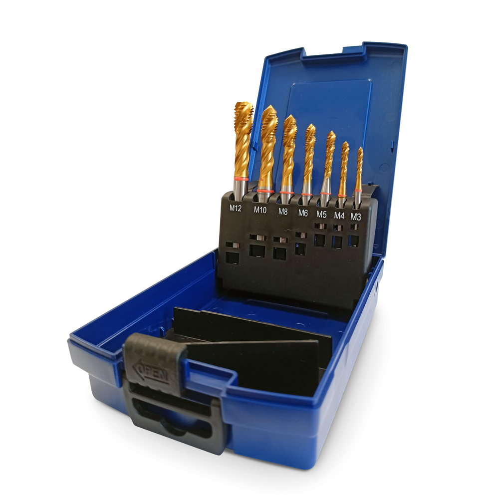 SADA ZÁVITNÍKŮ (SLEPÉ OTVORY) M3-M12, 7ks