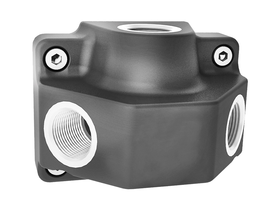 AIRCRAFT ROZDĚLOVACÍ KRABICE 1/2" + 2×1/2"