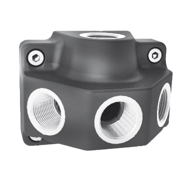 AIRCRAFT ROZDĚLOVACÍ KRABICE 3/4" + 3×1/2"