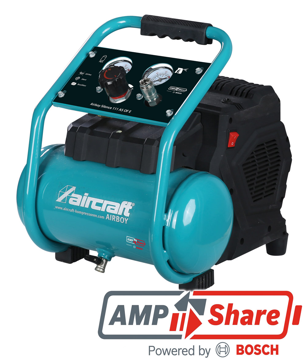 AIRCRAFT BEZOLEJOVÝ AKU KOMPRESOR AIRBOY SILENCE 111 AS OF E