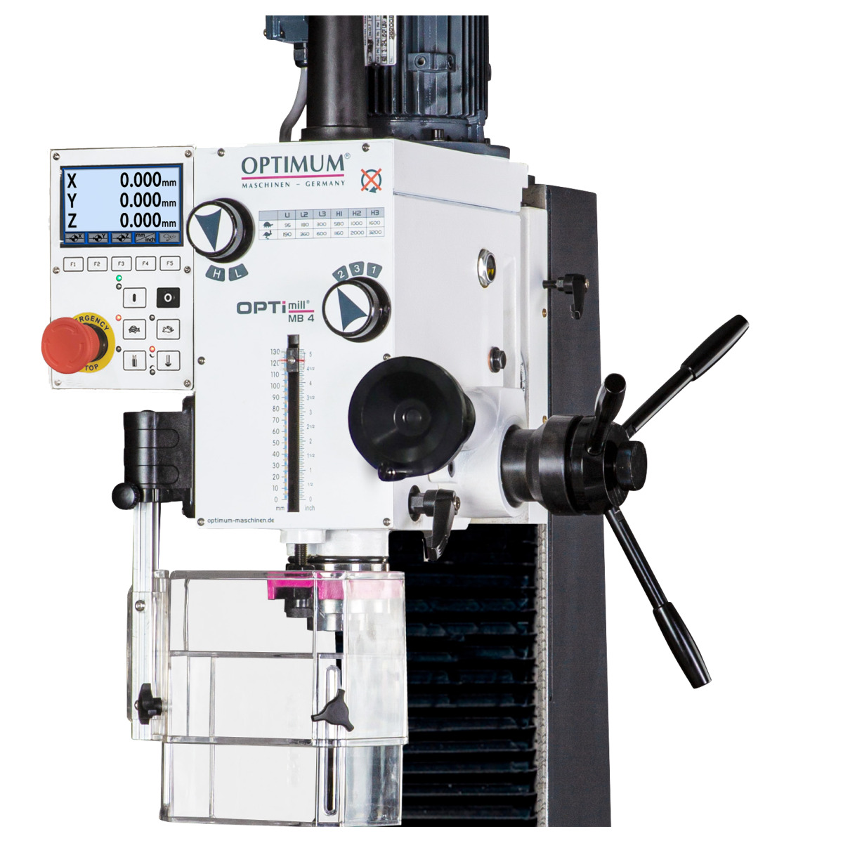 Vrtačko-frézka OPTImill MB 4 D
