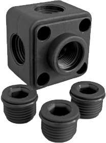 AIRCRAFT ROZDĚLOVAČ VZDUCHU 4 × 1/2", ZÁVIT BSP