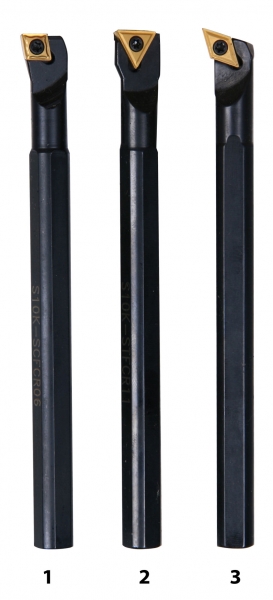 VNITŘNÍ SOUSTRUŽNICKÉ NOŽE HM 10MM, SADA - 3 KS