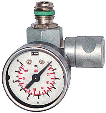 Informativní foto - regulátor tlaku s manometrem.