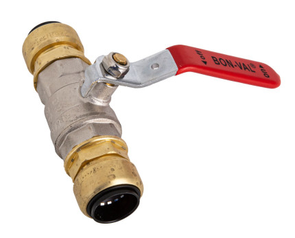 Kulový ventil se zástrčkovou spojkou ø 28 mm