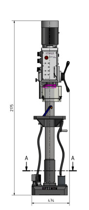 Sloupová převodová vrtačka OPTIdrill DH 35 V