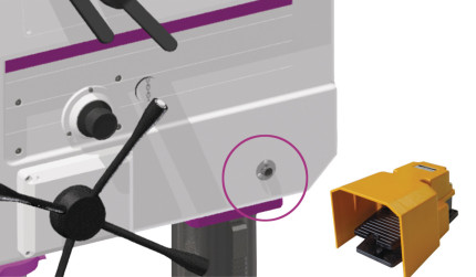 Sloupová převodová vrtačka OPTIdrill DH 45 V