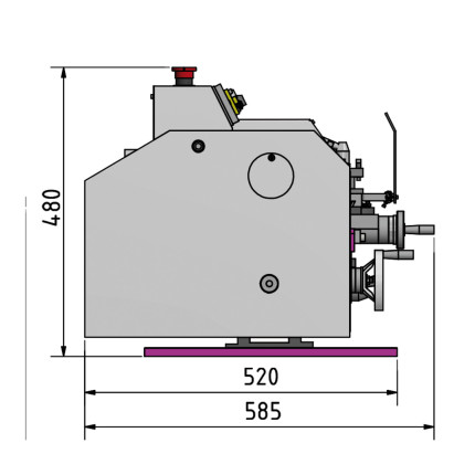 Stolní soustruh OPTIturn TU 2304 V
