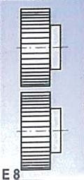 Rolny typ E8 (pro SBM 140-12 a 140-12 E) (3880138)