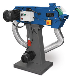 Pásová bruska s odsáváním MBSM 150-240-2 AS (400 V)