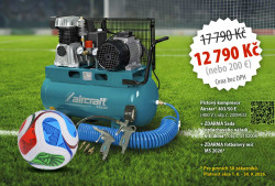 Pístový kompresor Airstar 403/50 E (400 V) + míč a sada pneunářadí ZDARMA*