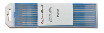 Wolframová elektroda "WC20" šedá 1,0 × 175 mm - celé balení obsahuje 10 ks (1423100).