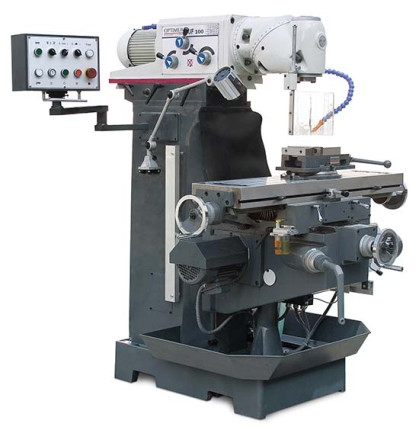 Univerzální frézka Opti UF 100 s elektrickým zdvihem stolu (3336103).