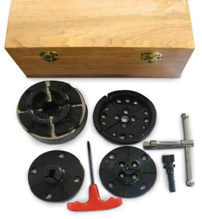 Čtyřčelisťové sklíčidlo Ø 95 mm Profi M33 × 3,5 - sada
