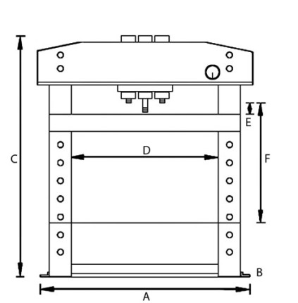 Hydraulický lis WPP 75 TE