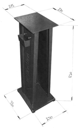 Stojan pro brusky a leštičky