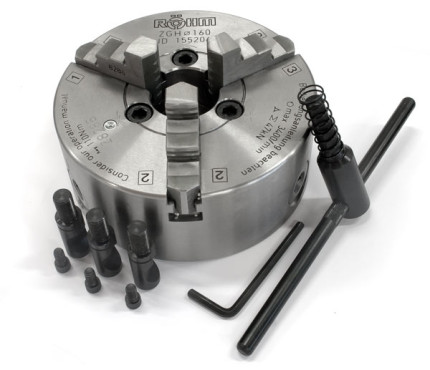 RÖHM 3-čelisťové sklíčidlo Ø 160 mm Camlock č. 4