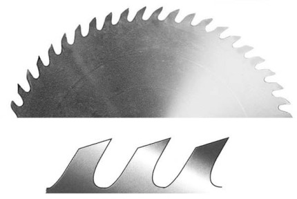 Pilový kotouč na dřevo Ø 500 mm, chromová ocel (5970050).