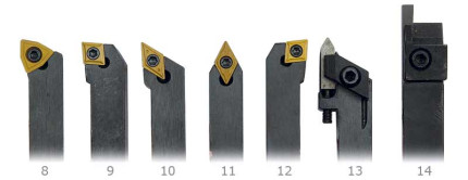 Sada soustružnických nožů HM 10 mm