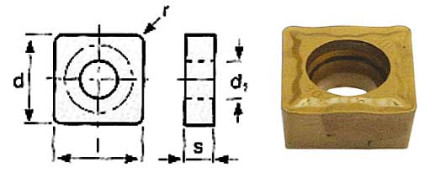 Břitové destičky S/90°, 5 ks (3441571)