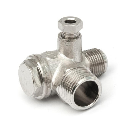 Zpětný ventil 1/2" AG x 3/8" AG (220110).