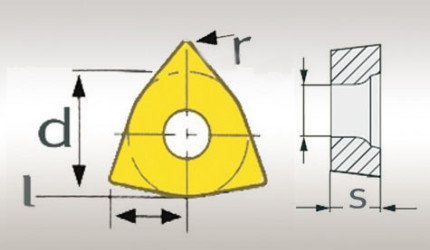 Břitové destičky T/60°, 5 ks (3441163).