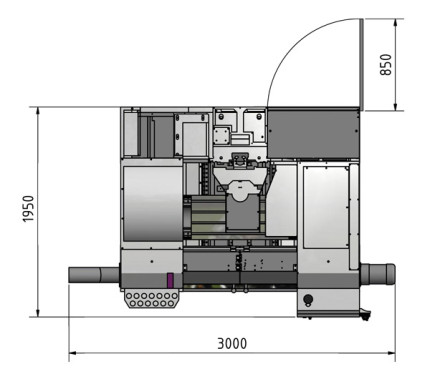 CNC obráběcí centrum OPTImill F 150 HSC (24 pozic)