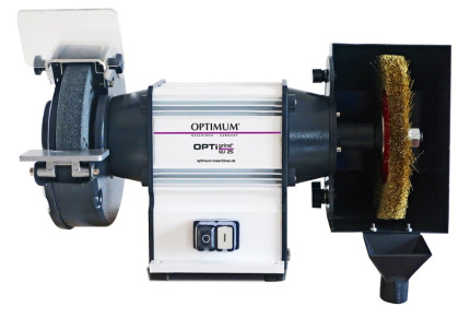 Kombinovaná bruska s korundovým a drátěným kotoučem OPTIgrind GU 15 B. Ilustrační foto.