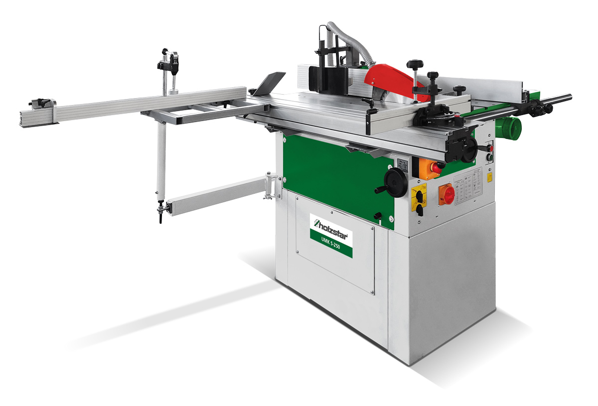 Holzstar® Víceúčelový dřevoobráběcí stroj UMK 5-250 (400 V)