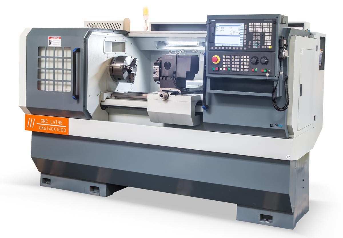 CNC soustruh Numco CK 6140 × 1000 s hydraulickým sklíčidlem