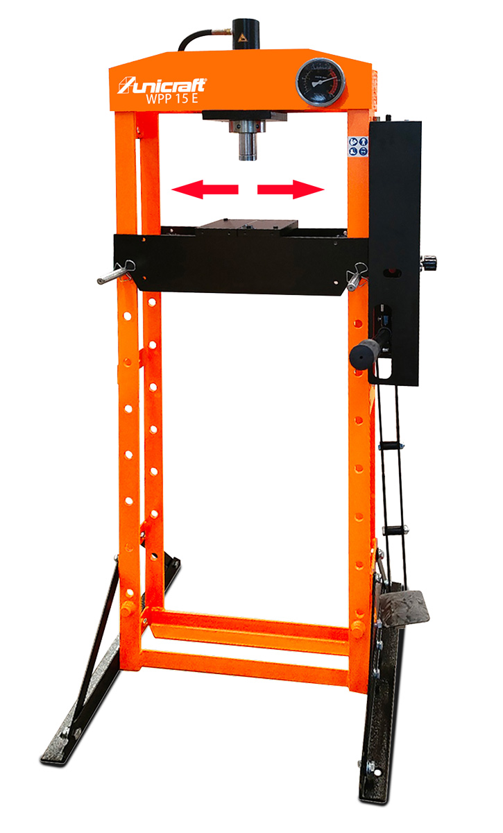 Unicraft WPP 15 E Ruční/nožní hydraulický lis - 6300016
