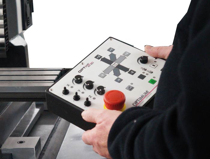 OPTIMUM OPTImill MH 25SPV frézka s plynulou regulací rychlosti a digitálním odměřováním