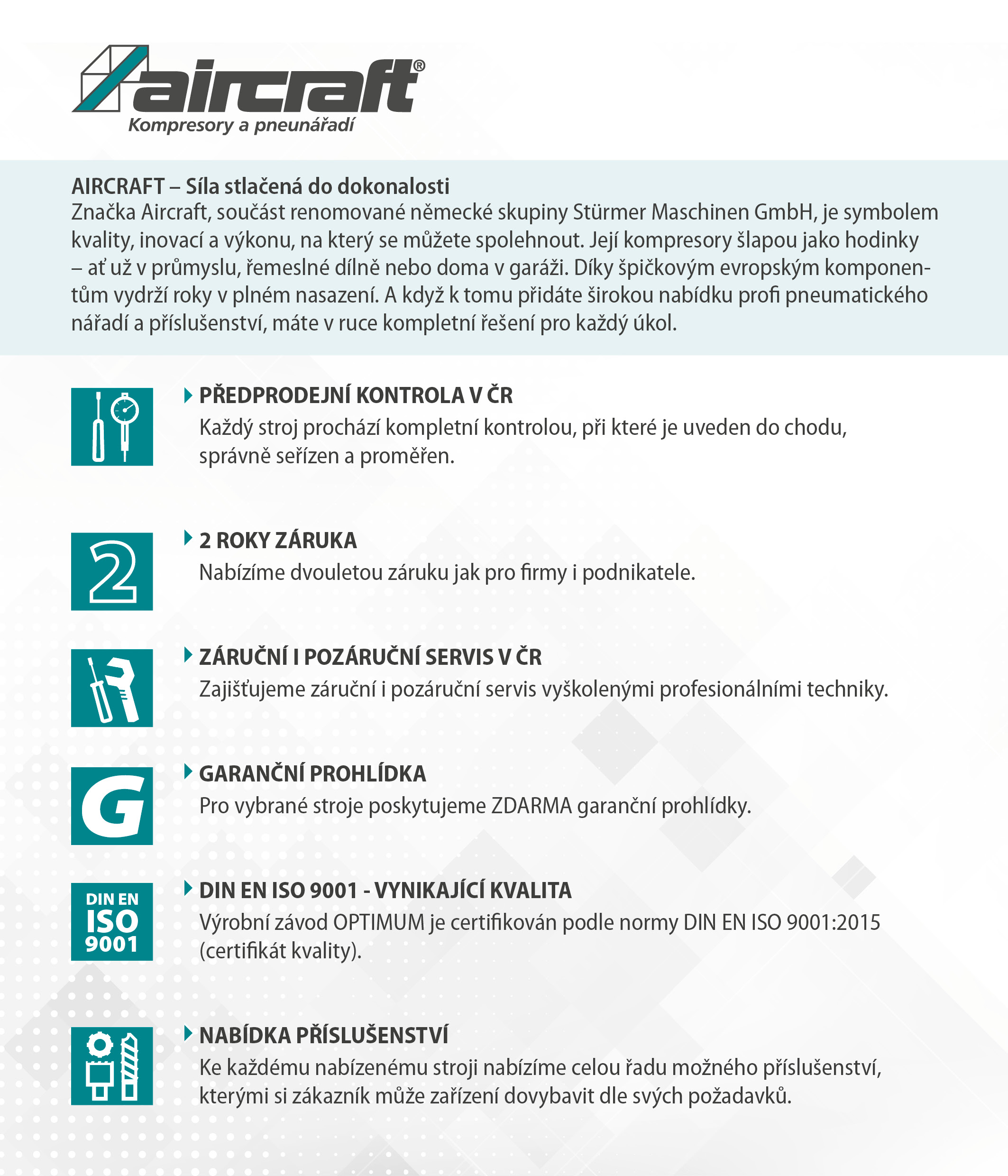 Aircraft Airstar 401/50 E olejový kompresor 2,2kW
