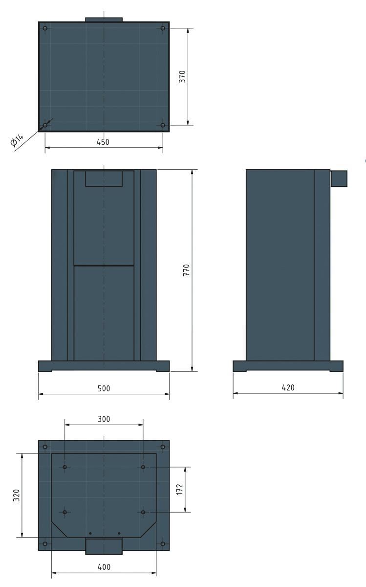 Optimum GU 4 Univerzální podstavec pro brusku - 3107119