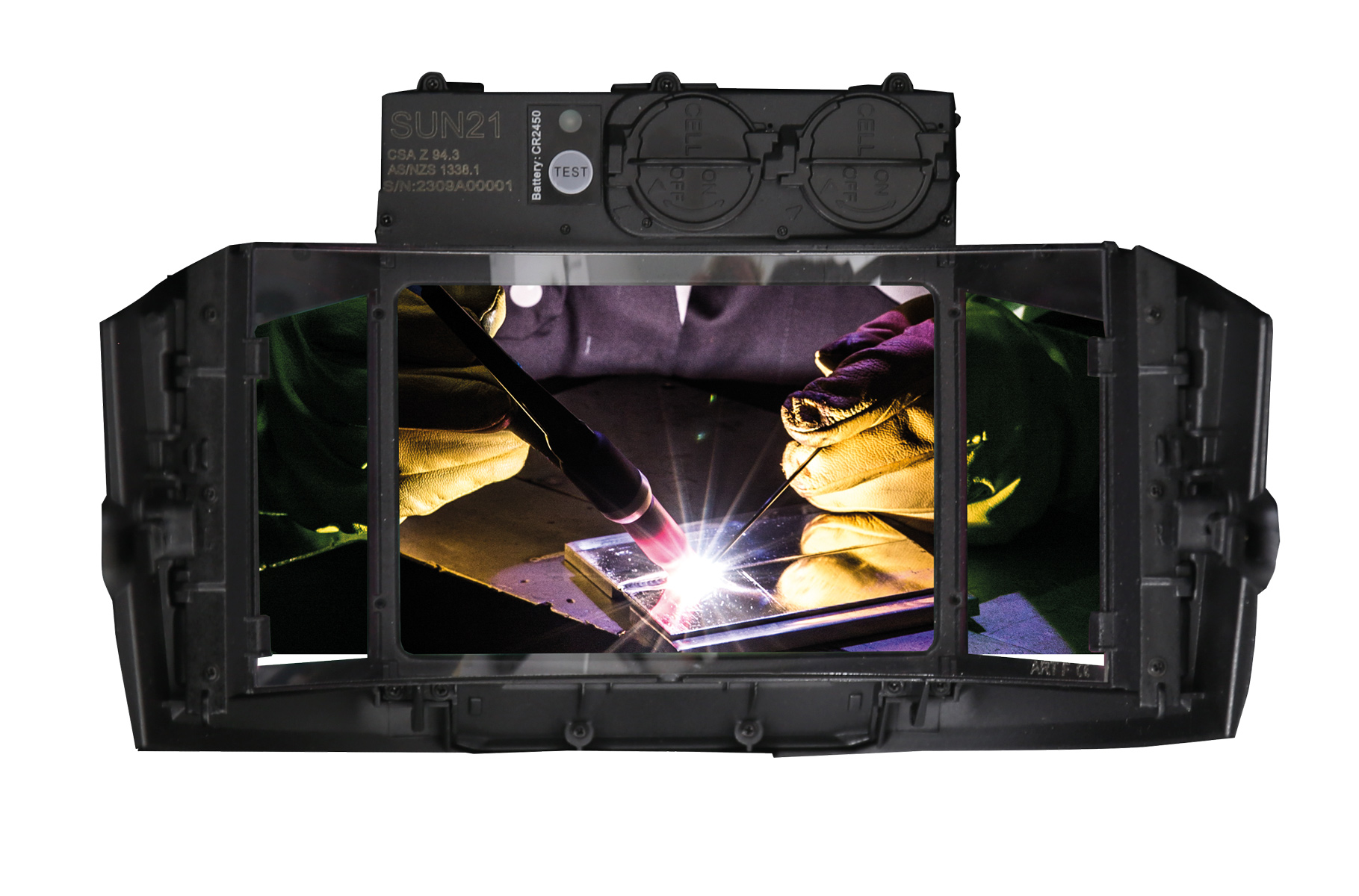 Schweisskraft VarioProtect PANORAMA -W-2-TC Samostmívací svařovací kukla - 1654110