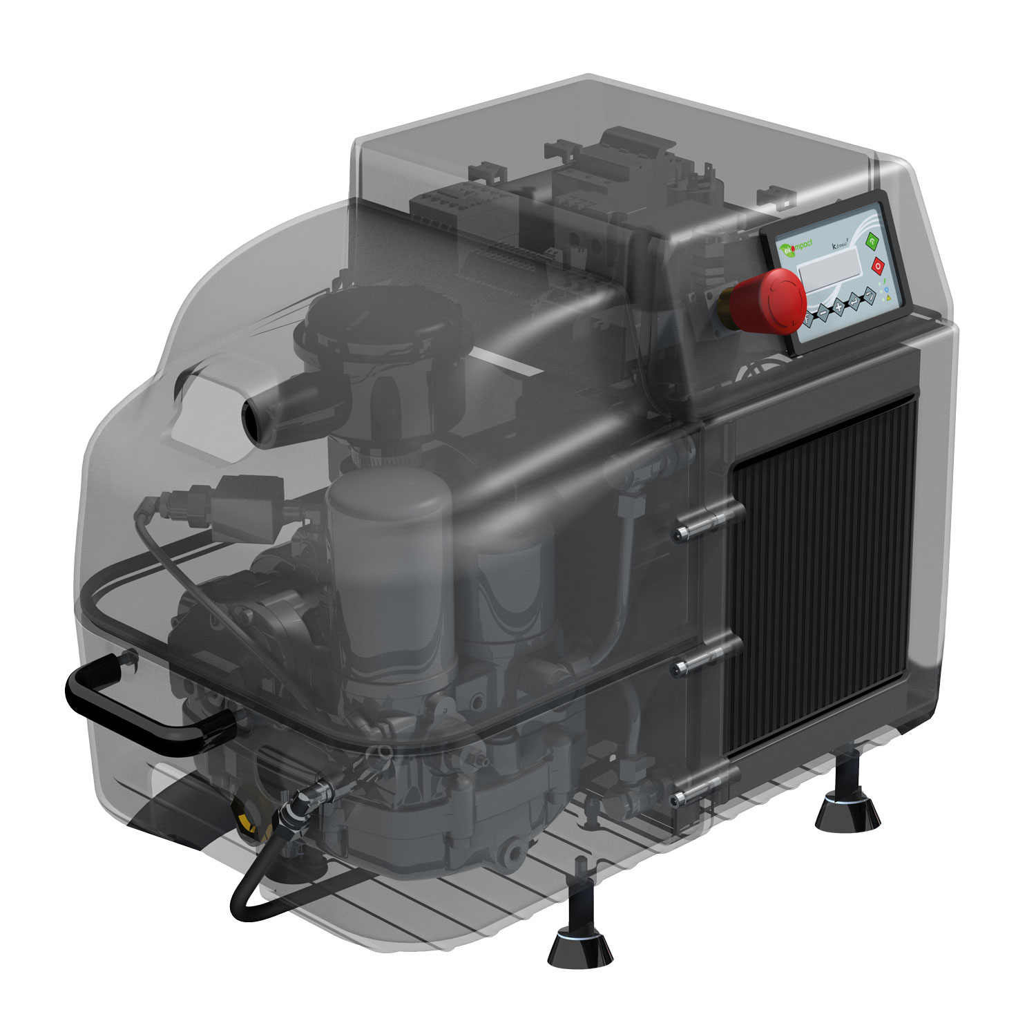 Aircraft ACS 3,5-10 Šroubový kompresor 4,0 kW, 10bar - 2066200.2