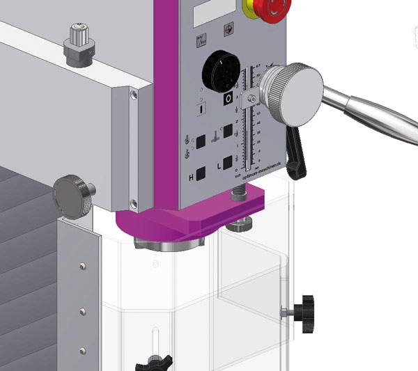 OPTIMUM OPTImill MH 35 V Kombinovaná převodová vrtačko-frézka - 3338171