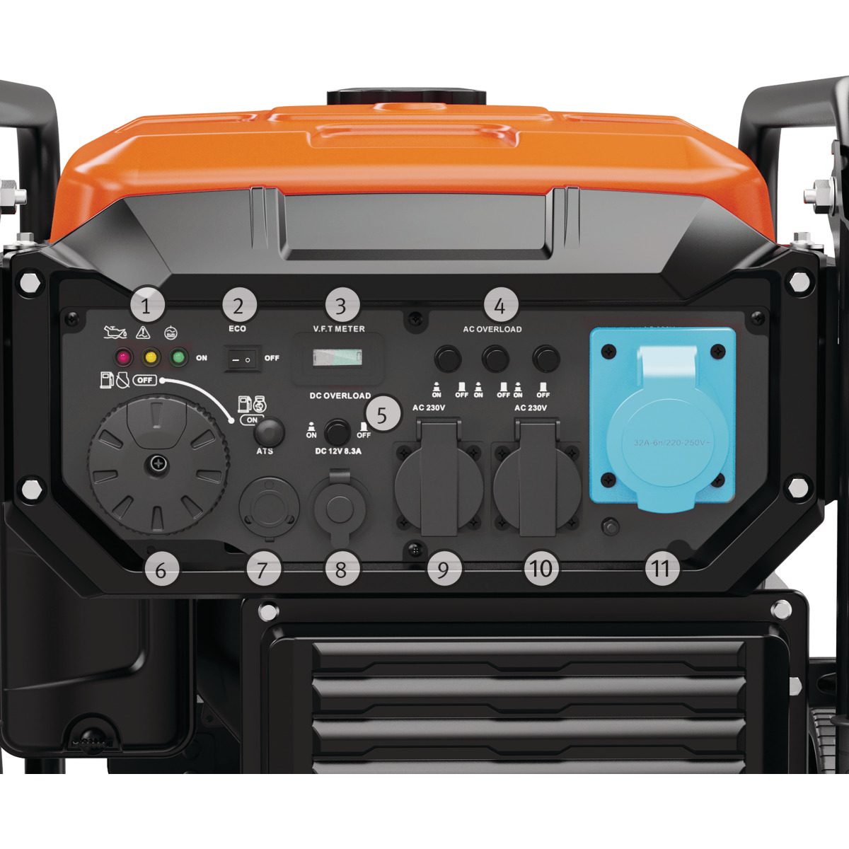 UNICRAFT PG-I 85 SE HC Invertorová elektrocentrála 230V / 8,5kW - 6707285