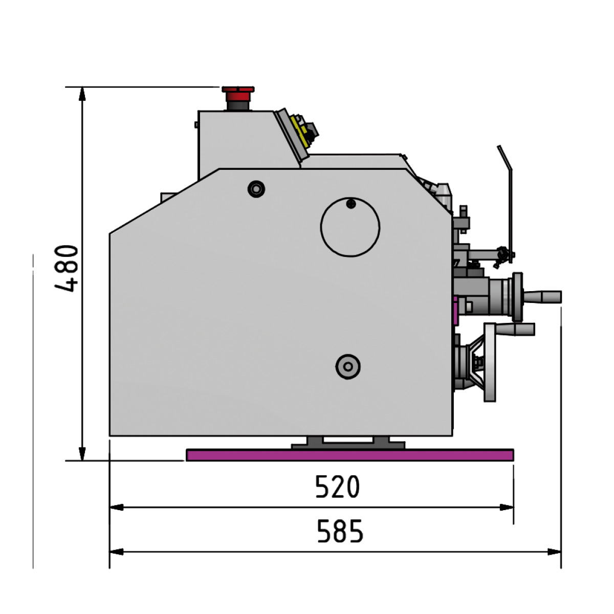 Optimum OPTIturn TU 2304 V stolní soustruh
