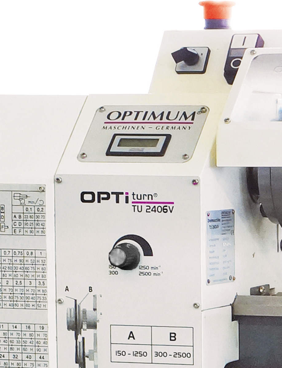 Optimum OPTIturn TU 2406 V stolní soustruh - 3420355