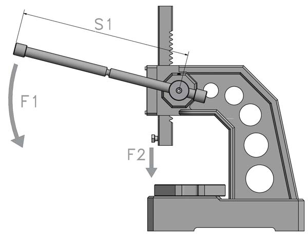 Optimum DDP 10 Ruční lis