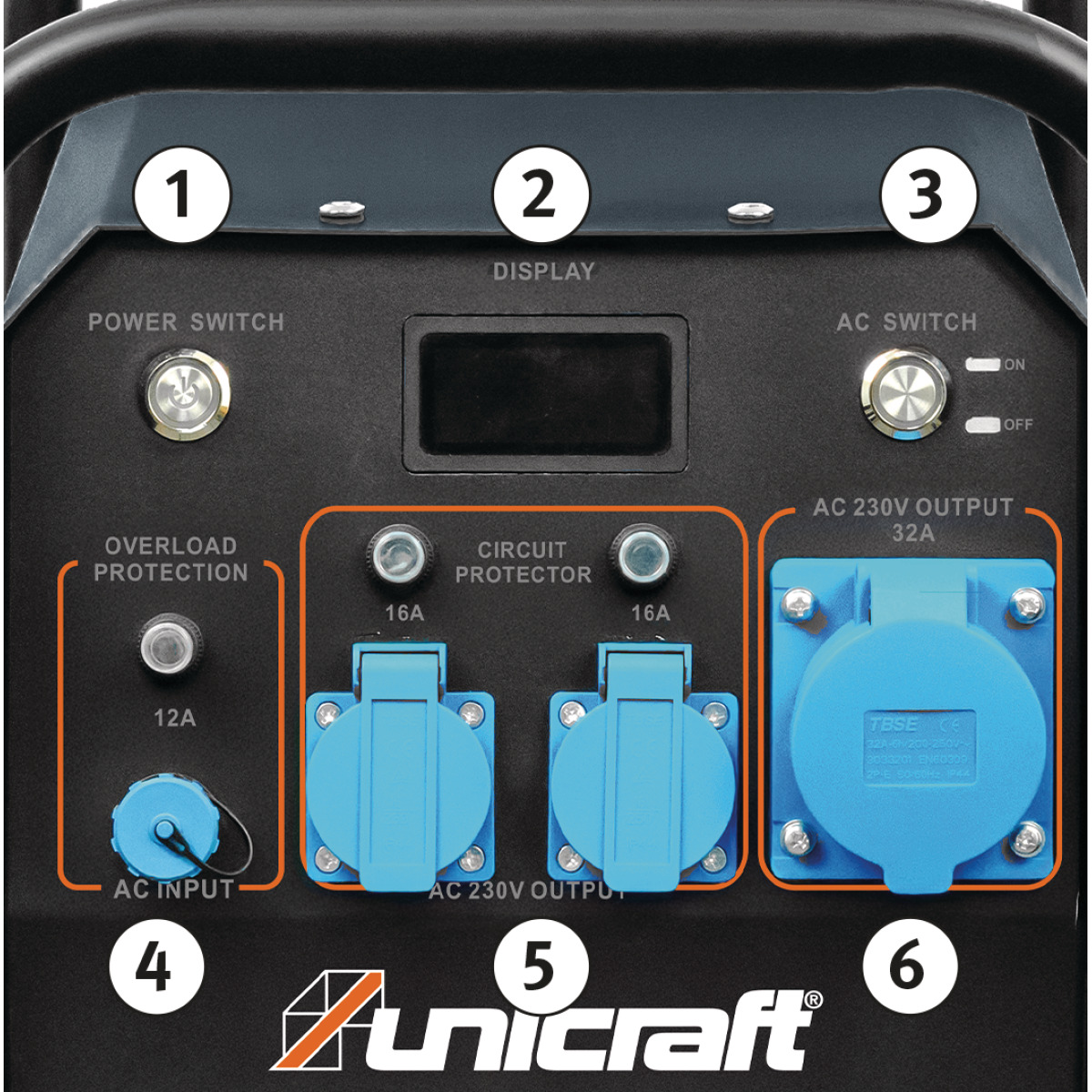 UNICRAFT PPS 3600 M Bateriová nabíjecí stanice 5376 Wh, 7200 W - 6770036