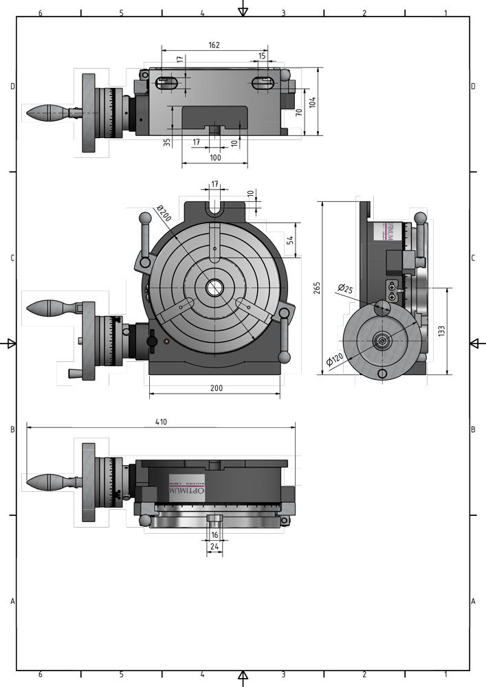Optimum RT 200 Dělicí stůl