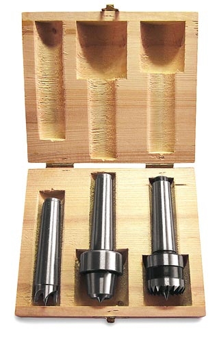 Holzstar Sada unašečů, 3 díly - pro soustruhy na dřevo DB - 5931056