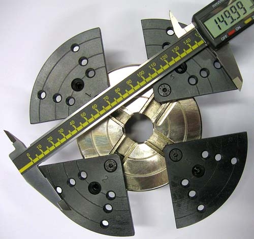 HOLZSTAR Lícní deska pro 4-čel. sklíčidlo Profi