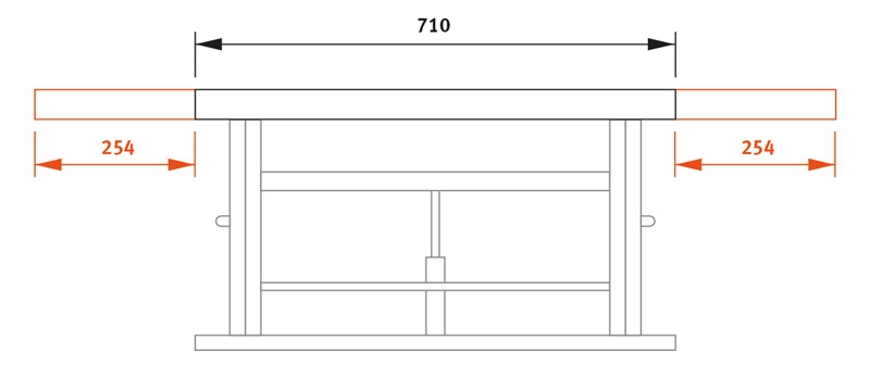 Unicraft MHB 680 Zvedací plošina pro motocykly - 6201506