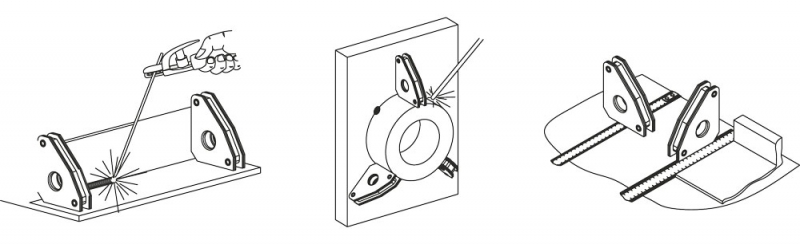 Schweißkraft Permanentní svařovací úhlový magnet SSWM 20
