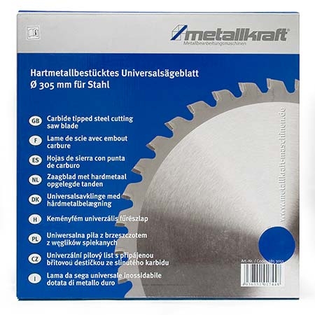 Metallkraft 3853051 Pilový kotouč na ocel 305 mm
