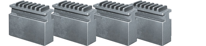 Mäkké čeľuste pre 4-čeľusťové skľučovadlo Ø 160 mm